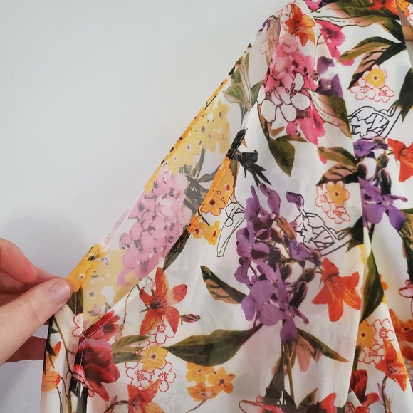 🌹Thalia Sodi Split-Sleeve Mini Floral Romper - Picture 5 of 10